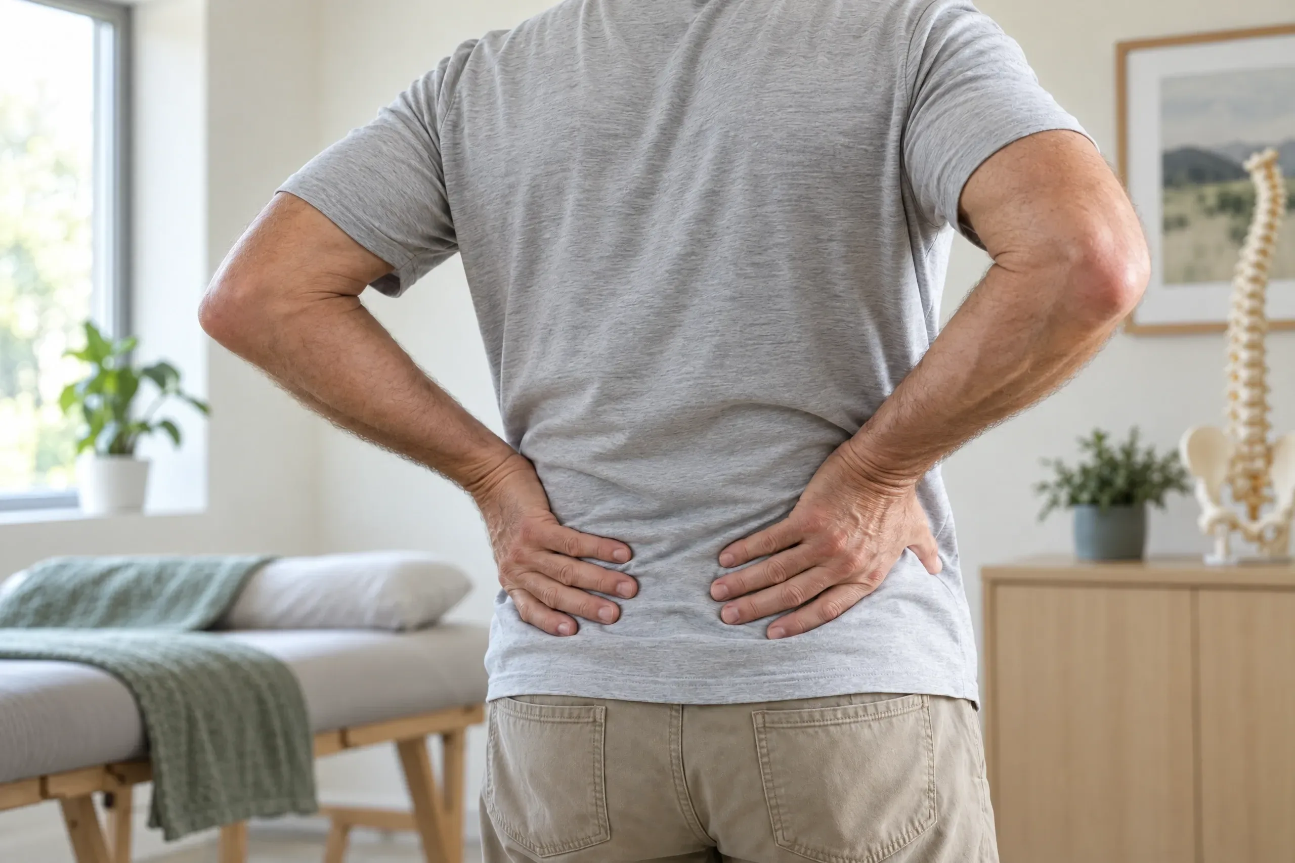 Patient learning how to relieve lower back pain without surgery at Camarillo Spine & Nerve Institute